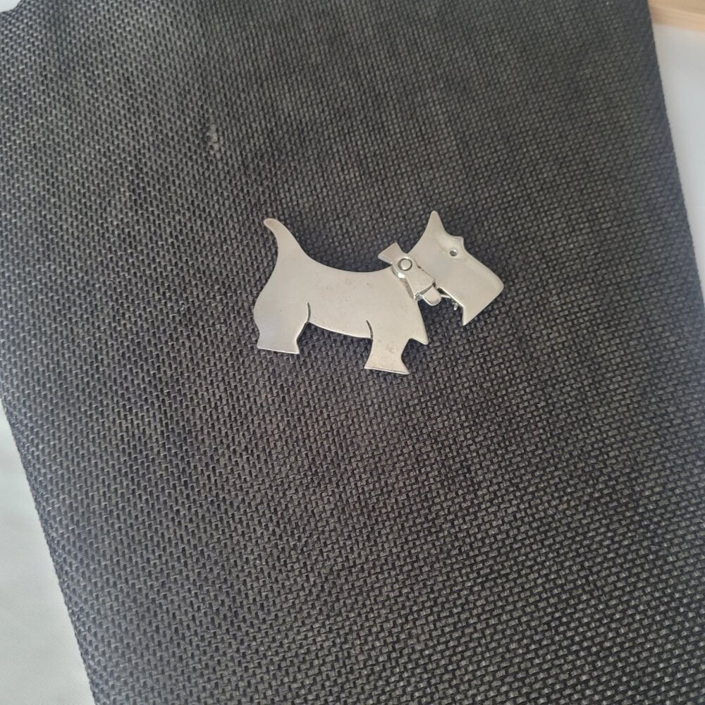 Scottie Terrier Dog Vintage Pin Sterling Silver Taxco Dog Lover Brooch - Picture 13 of 15